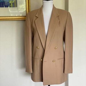 100% Pure Wool Tan Blazer